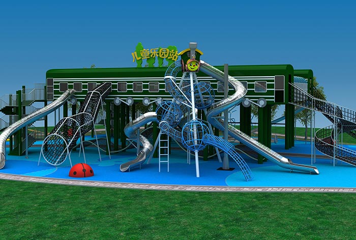 四川不锈钢滑梯厂家对围栏的三个设计要求