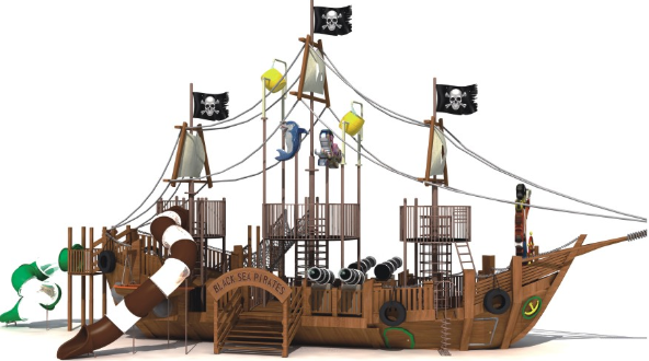 常见的大型户外四川非标定制滑梯的材质都有哪些？